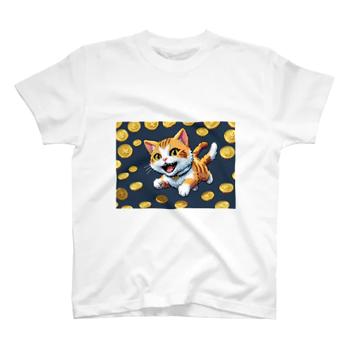 猫に小判 スタンダードTシャツ