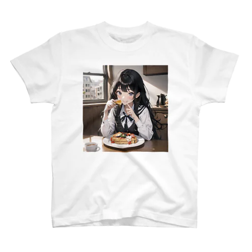 朝食中の女子高生2 スタンダードTシャツ