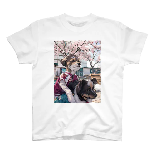 オレオとノッテと桜 スタンダードTシャツ