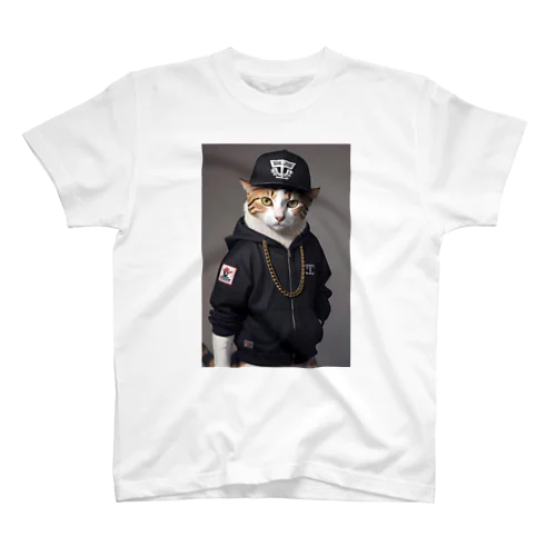 ヒップホップ猫 Regular Fit T-Shirt
