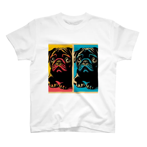 Two Pugs series Regular Fit T-Shirt
