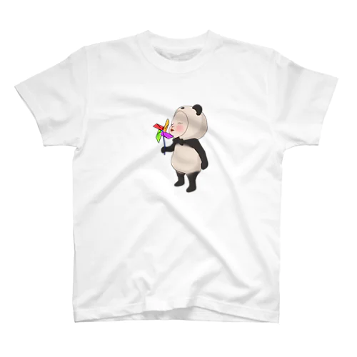 パンダタオル・かざぐるま スタンダードTシャツ