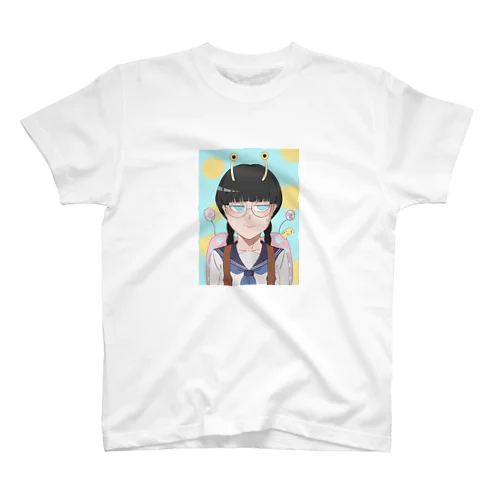 つむりリュックとつむり眼鏡 スタンダードTシャツ