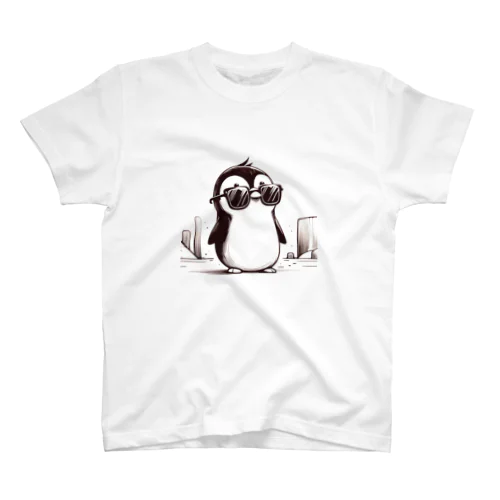 ペンギンとサングラス 2 スタンダードTシャツ