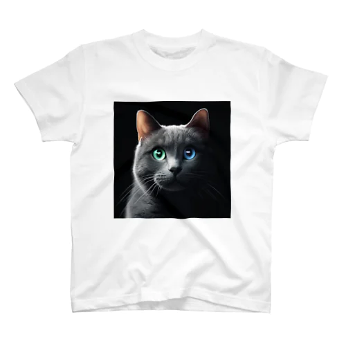 クールな猫 スタンダードTシャツ