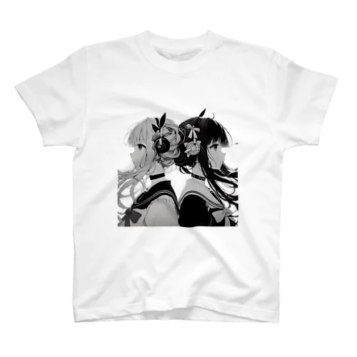 モノクロガール6 スタンダードTシャツ