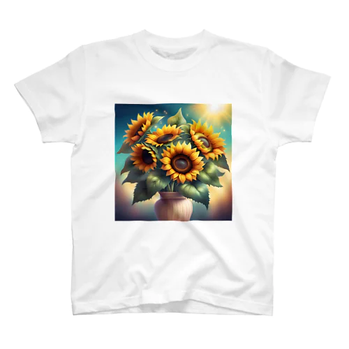 ひまわりの花束 Regular Fit T-Shirt