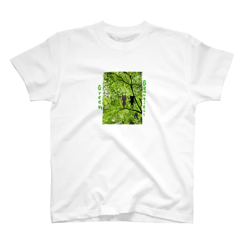 Beautiful Green Regular Fit T-Shirt