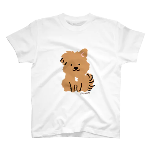 こぐま犬てんすけもふもふシリーズ スタンダードTシャツ