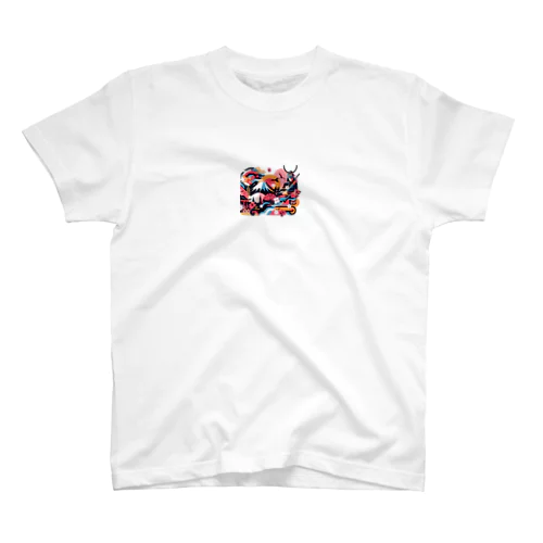 日本の伝統と現代アートの融合 Regular Fit T-Shirt