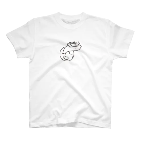 地球からクジラ（whale） スタンダードTシャツ