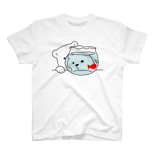 癒しのくまさん「さとしくん」 スタンダードTシャツ