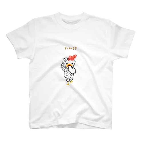 (*˙꒫˙* ) 顔ニワさん🐔 スタンダードTシャツ