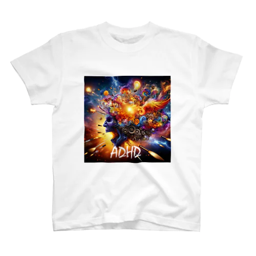 ADHD 　爆発的思考力 スタンダードTシャツ