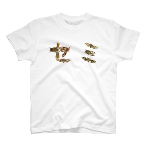 昆虫フォント セミ Regular Fit T-Shirt