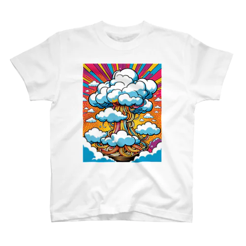 うどん　湯気　雲 Regular Fit T-Shirt