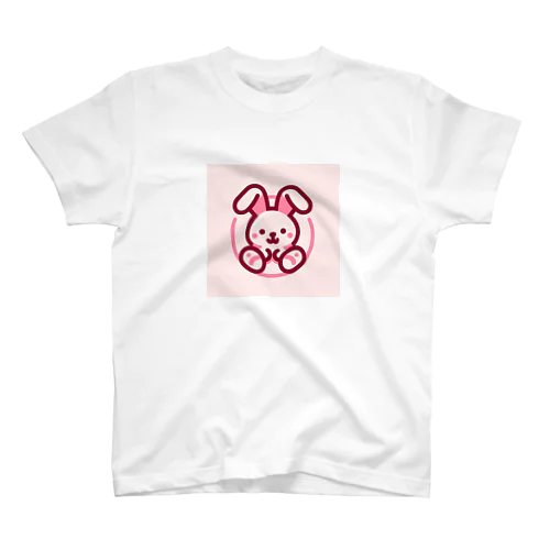 ピンクウサギ スタンダードTシャツ