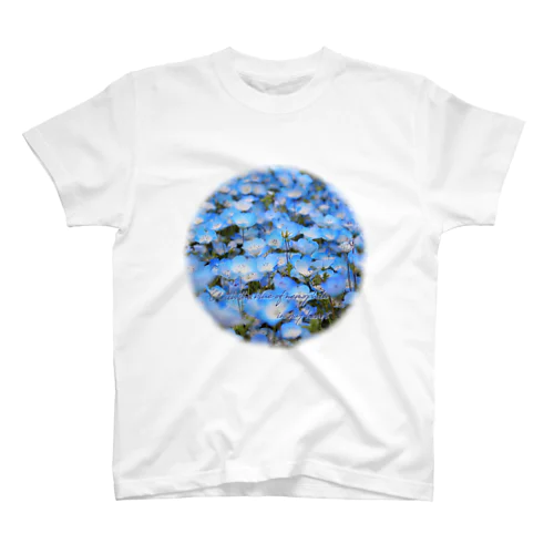 Blue of Nemophila  Regular Fit T-Shirt