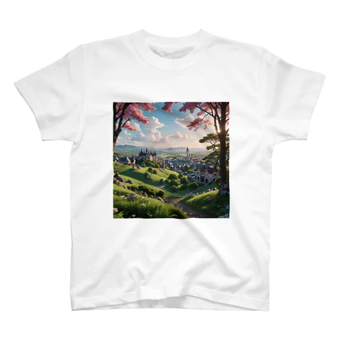 異世界の風景 Regular Fit T-Shirt