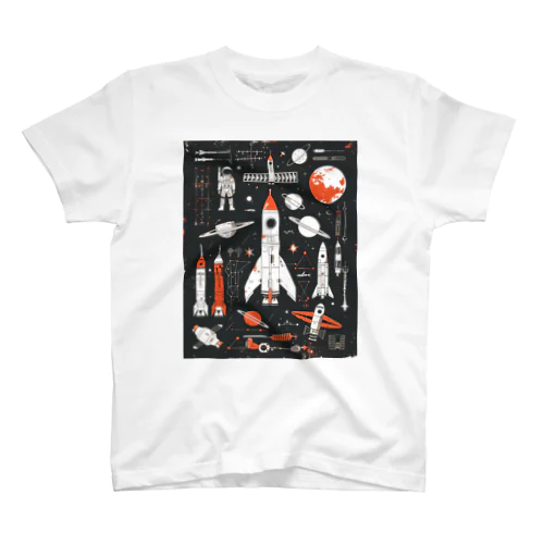 レトロ宇宙探査 スタンダードTシャツ