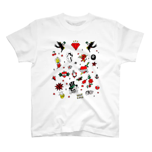 old school tattoo 005 Regular Fit T-Shirt