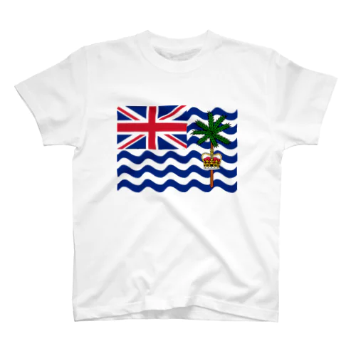 イギリス領インド洋地域の旗 スタンダードTシャツ