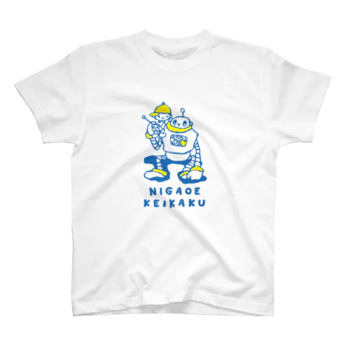 NIGAOEKEIKAKU Regular Fit T-Shirt