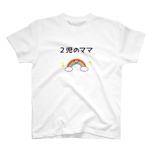 にじのママ（白） スタンダードTシャツ