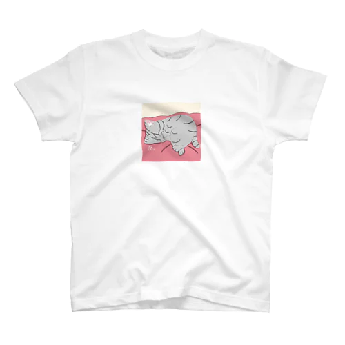 ムフフにゃんこ Regular Fit T-Shirt