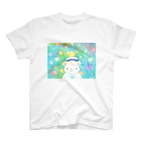 白くまとひよこ Regular Fit T-Shirt