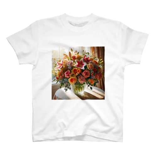 太陽に照らされた花 Regular Fit T-Shirt