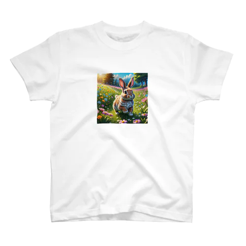 Sparkle Bunny ("スパークルバニー") Regular Fit T-Shirt