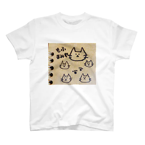 ねこまみれ スタンダードTシャツ