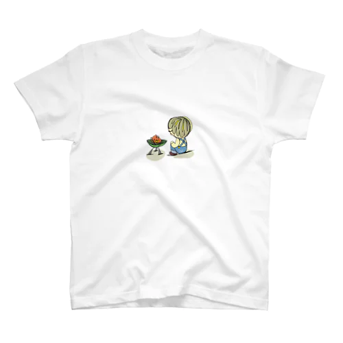 焚き火後頭部くん Regular Fit T-Shirt