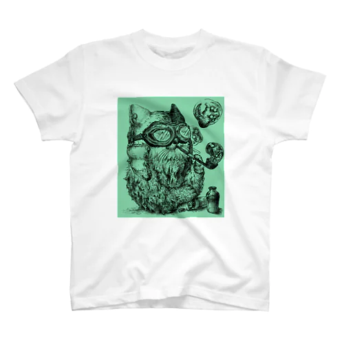 緑パイプ・ミケ Regular Fit T-Shirt