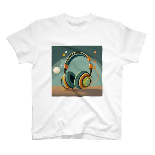 Lofi Groove Oasis ヘッドホン柄 デザイングッズ スタンダードTシャツ