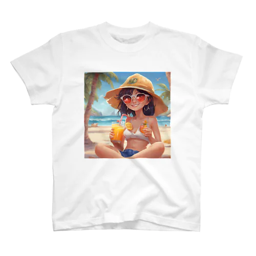 ビーチガール スタンダードTシャツ