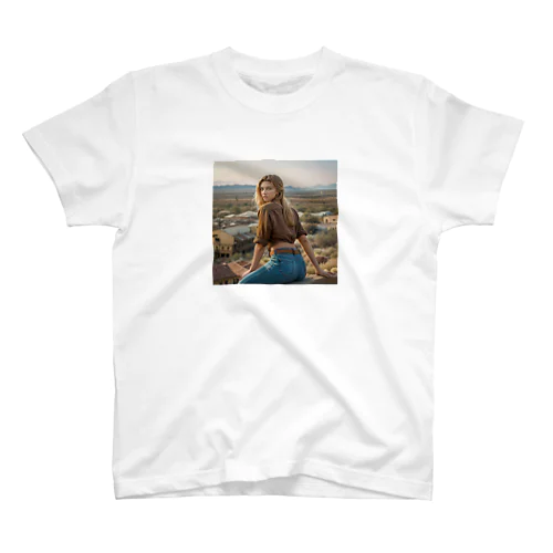 Western Girl 01 Regular Fit T-Shirt