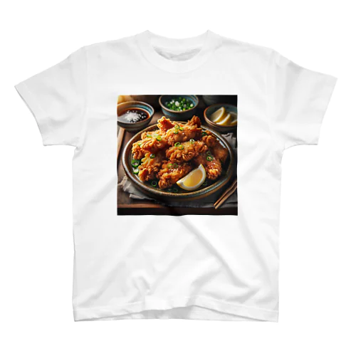 唐揚げ定食 Regular Fit T-Shirt