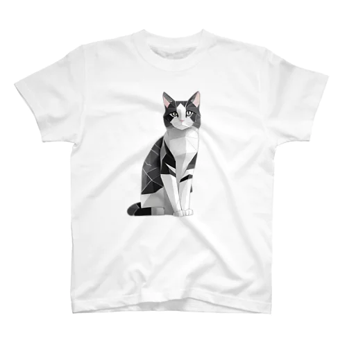 日本の猫　ハチワレさん Regular Fit T-Shirt