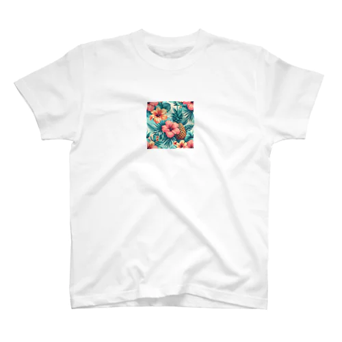 花柄 スタンダードTシャツ