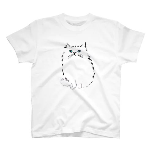 ふわふわねこ Regular Fit T-Shirt