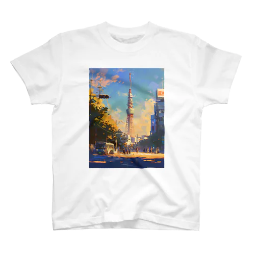 TV塔 Regular Fit T-Shirt