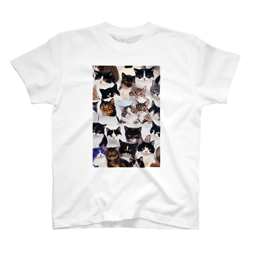 猫の大群 Regular Fit T-Shirt