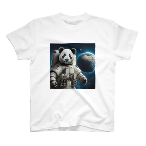 宇宙飛行士パンダ スタンダードTシャツ