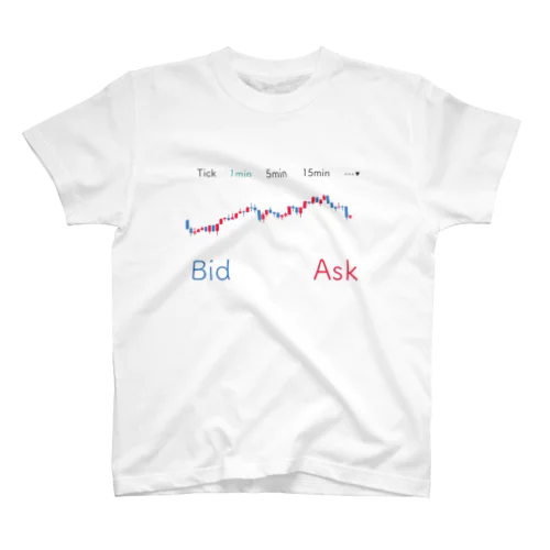 Bid or Ask スタンダードTシャツ