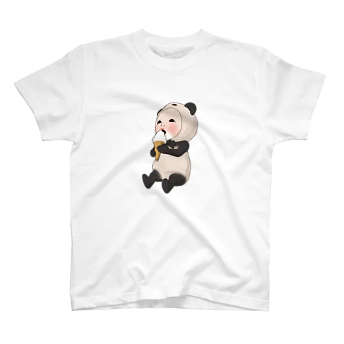 パンダタオル・ソフトクリーム Regular Fit T-Shirt
