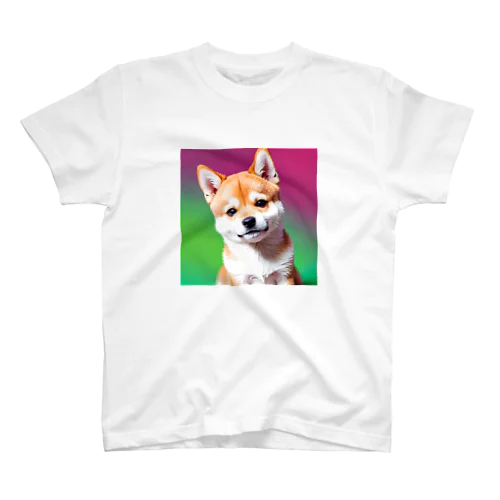 キュルルン顔の柴犬さん Regular Fit T-Shirt