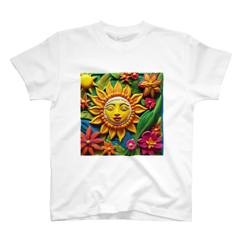 南国の太陽と花 スタンダードTシャツ