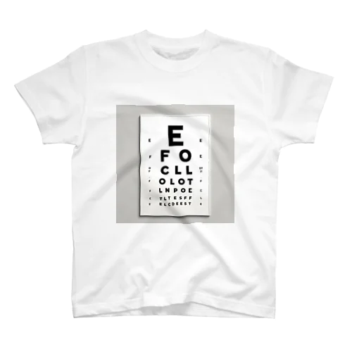 VISUAL ACUITY CHART スタンダードTシャツ